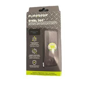 PureGear Steel 360 Tempered Glass Screen Protector for Apple iPhone 17 Pro